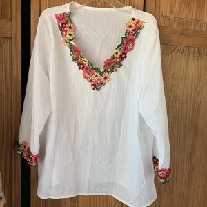 Women’s embroidered top